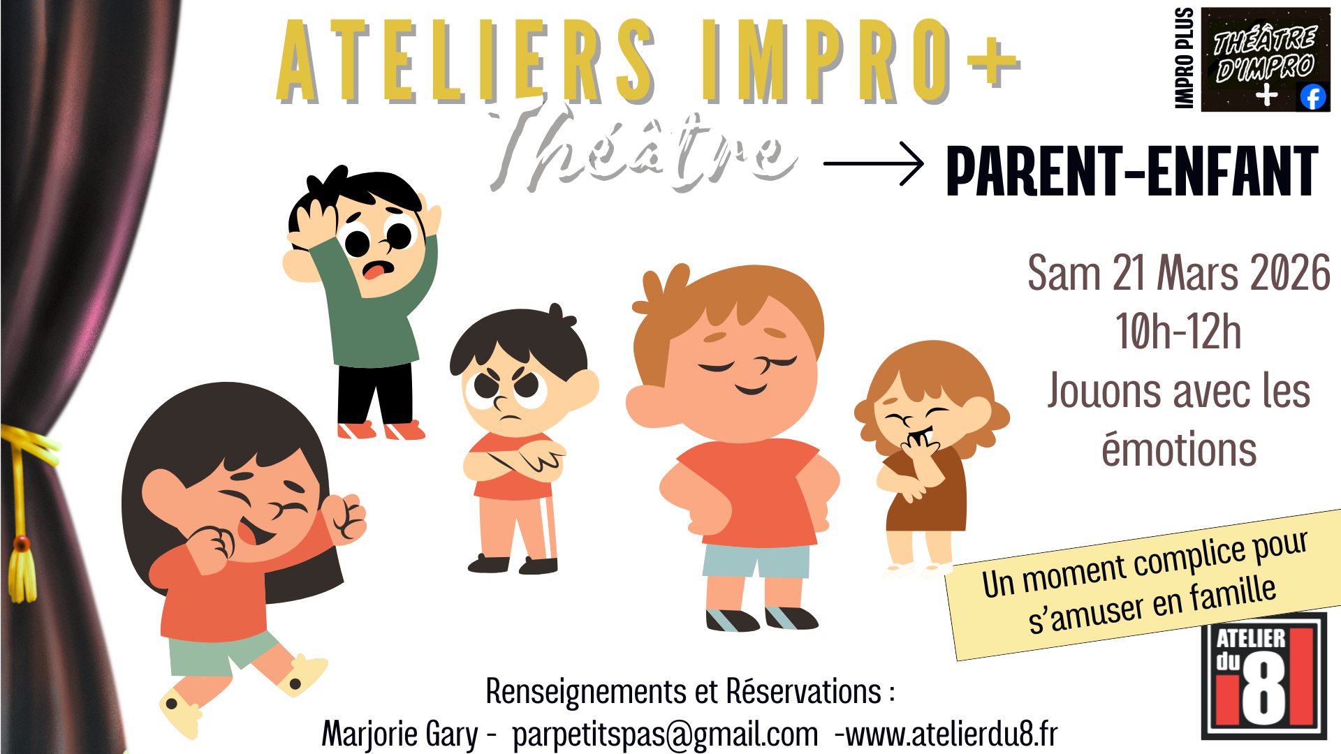 Atelier impro Parents enfants