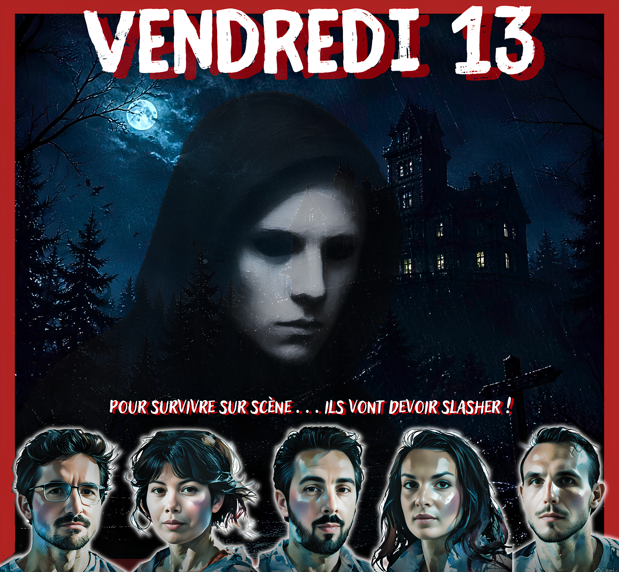 Vendredi 13 : la pièce horrifique improvisée